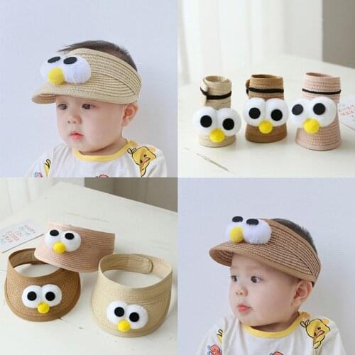 Child Cap Summer Straw Hat Childrens Baseball Cap Kids Neadwear Bucket Hat For Kids 0 To 3 Years Goods For Newborns Baby Bonnet