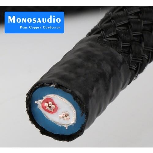 Monosaudio A202 5N Multiple OFC Copper Silver Plated RCA/XLR Signal Cable Audio Interconnect cable RCA Extend Wire