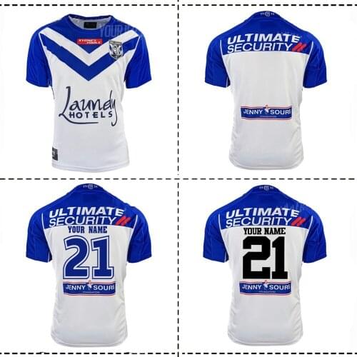 2021 BULLDOGS HOME RUGBY JERSEY Bankstown Bulldogs Rugby TRAINING SHORTS JERSEY size S--5XL