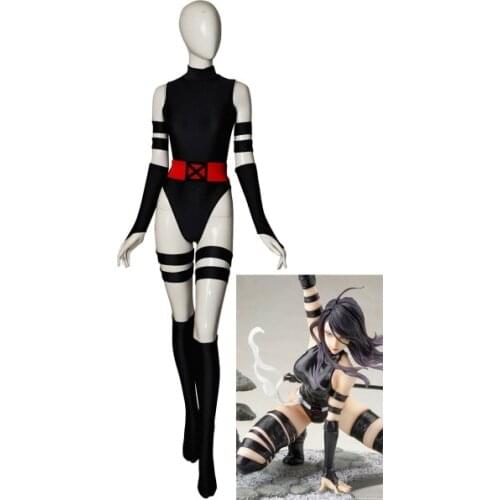 X-Men Psylocke Cosplay Costume Female Woman Ladys Superhero Halloween Lycra Spandex Bodysuit Adults Kids Zentai Suit