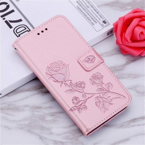 Flower Leather Case For Samsung Galaxy M21 Flip Case Card Slots Wallet Case For Samsung M21 M215F M 21 3D Rose Phone Funda Coque