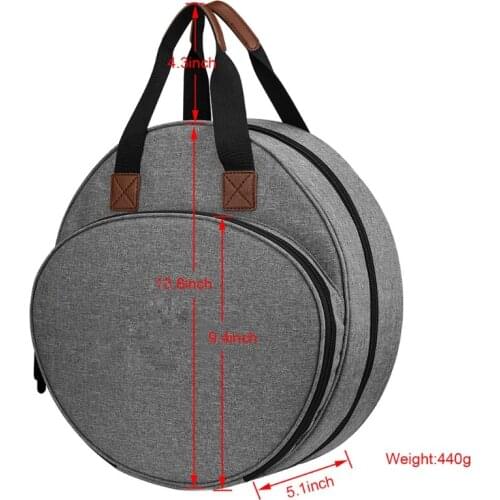 Round Crochet Hooks Knitting Bag Organizer Yarn Storage Case Sewing Tools Tote E56C