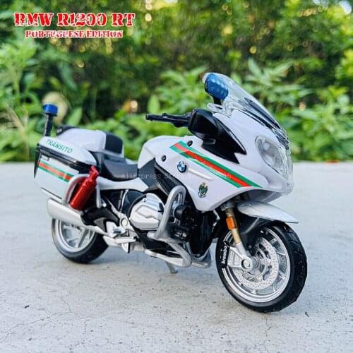 Maisto 1:18 BMW R1200 RT Portugal Police motorcycle series original authorized simulation alloy motorcycle model toy car
