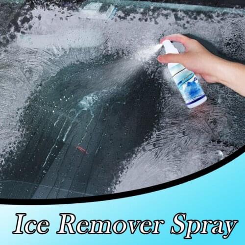 New Car Window Glass Defrosting Melting Agent Car Winter Windshield Deicer Spray Auto Ice Remover Spray Melting Snow Liquid