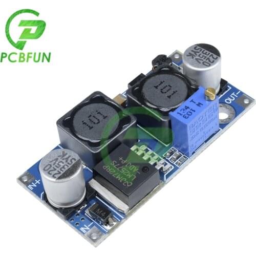 Output is Adjustable Super LM2577 Step-Up Module DC DC Step Up Converter Boost Board XL6009 DC-DC Booster Power Supply Module