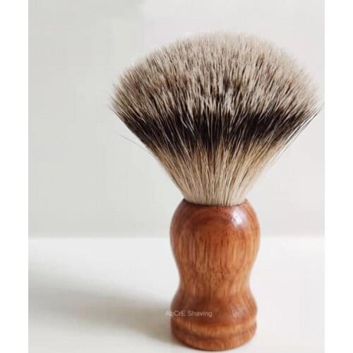 Rubber Wood Brush Silvertip/Pure/Black Badger Shaving Kits Beard Clean Mens Grooming Tool