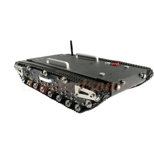 DIY Assemble WT-500S Metal Tracked Remote Control Tank Car Robot Crawler Caterpillar With Smart Chassis for Robot Engineering