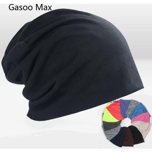 5 pcs/lot mix color New Spring Autumn Beanies Hats Soft cotton Polyester Slouch Beanie For Women and Men Sleeve Cap Hats