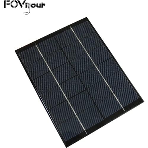 Xionel 5.2w 6v Mini Solar Panel Module Solar System Epoxy Solar Cell Charger DIY 210x165mm