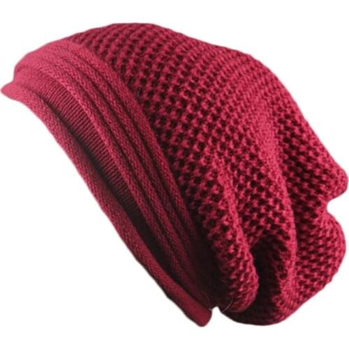 Warm wool hat women and men fashion warm beanies hats casual women solid adult Knitted cap cover head outdoor hats