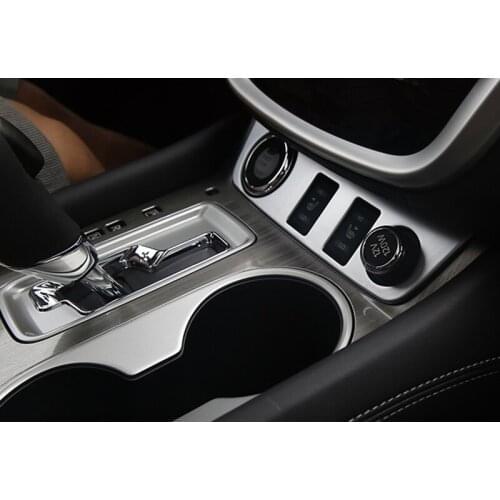 For Nissan Murano 2015-17 Interior Middle Console Air Condition Vent Outlet Cover Trim Chromed ABS Plastic 1pcs