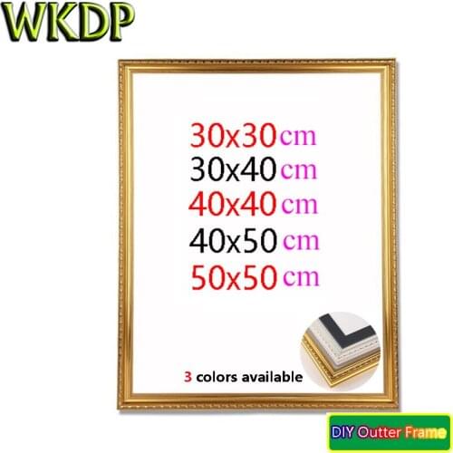 WKDP Diy Outter Frame Unfinished Stretcher Oil Painting Diamond Mosaic Thick Wall Home Decor Frame 12x16/16x20inch