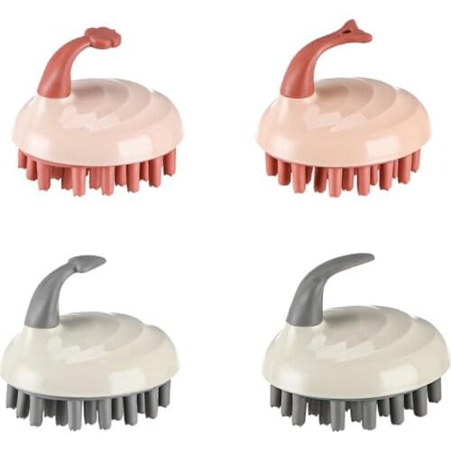 1Pcs Multifunctional Shampoo Brush Handheld ABS Scalp Shampoo Massage Brush Shower Hair Comb Mini Head Meridian Massage Comb