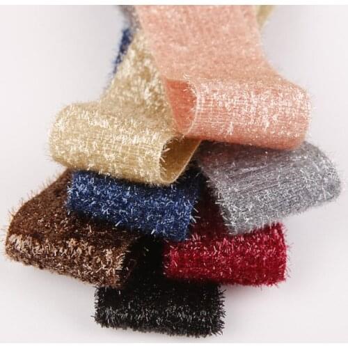 2yards 40mm Solid Color Glitter Color Onion Ribbons Hair Accessories Clothing Material Gift Box Packaging Supply
