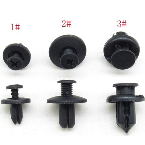 20pcs 6mm/8mm/10mm Car Plastic Screw fasteners clip for bumper grille fender hxh