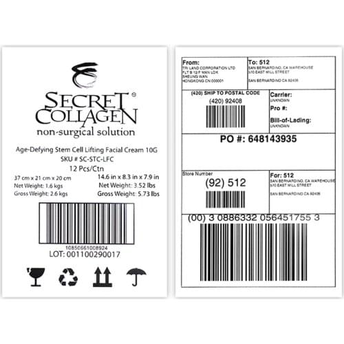 A4 Adhesive Express Labels Customizable Shipping Stickers Fast Shipping and Free Design