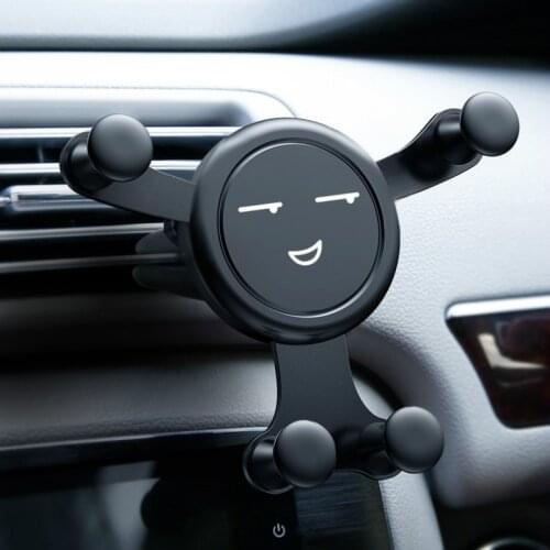 Universal Gravity Car Phone Holder Air Vent Mount Stand For Cell Phone GPS Car Bracket Mounts & Holder For IPhone Samsung Xiaomi
