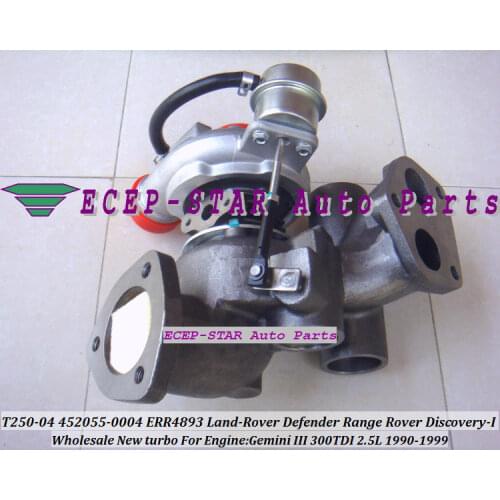Free Ship T250-04 452055 452055-0004 ERR4802 Turbo For Land-Rover Discovery I Defender For Range Rover 90- Gemini 3 300TDI 2.5L