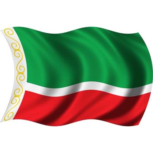 Chechen Republic Flag Russia State Flag 150X90CM 100D Polyester 3x5FT brass grommets custom flag