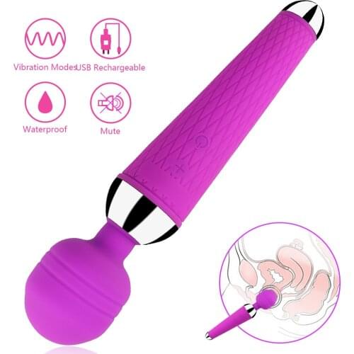Adult Electronic Toy Products Fun G-spot Charging AV Stick Silicone Female Sex Toys for Women USB Electronic Toys Pet Game