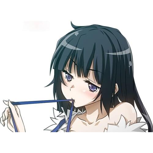 Personality DanMachi Hestia Personality Anime Scratch-Proof Car Stickers Windshield Cartoon Motorcycle Decal Apply To Car Window