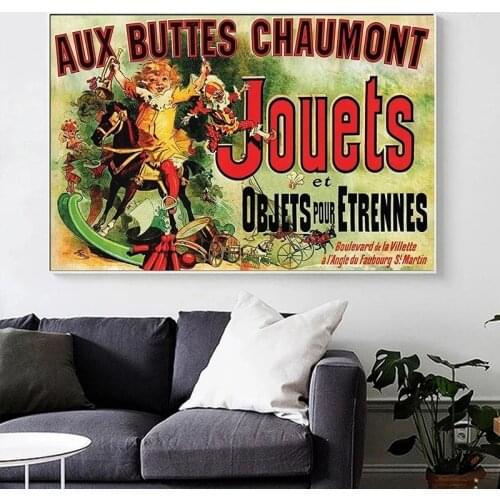 Friends TV Canvas Painting Aux Buttes Chaumont Jouets Posters and Prints Wall Art Picture for Living Room Home Decor Cuadros