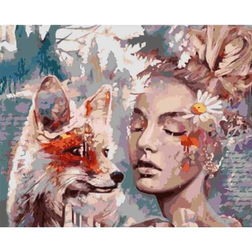 Oil Painting Paint By Numbers For Adults Color By Number Decoration LivingroomBallet girl Zero Foundationnew Painter