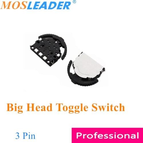 Mosleader 1000pcs 3P Big wheel Toggle switch Big Head Thumbwheel Tripod For MP3 MP4 Keypad Dial Button Switch Button