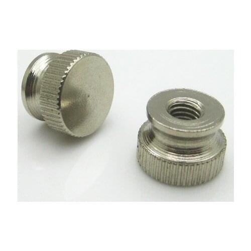 Knurled Thumb Nuts Steel M5 Blind Hole Metric