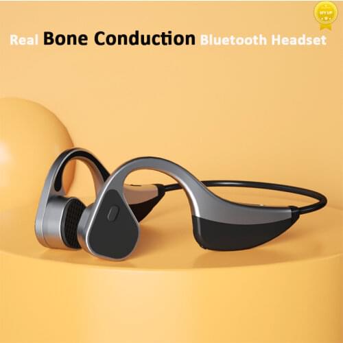 Bone Conduction Headphones Bluetooth Wireless IP67 Sports Headsets,Titanium Lightweight Open Ear Stereo Music Sweat Resistant