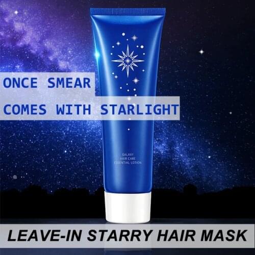 Leave-in Starry Hair Mask 2021 New Type Hot Hair Starry Sky Hair Nourishing Remove Odor Lasting Moisture Shine Hair Treatment
