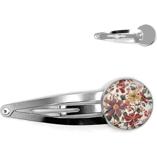 Charm Henna Yoga Amulet Ladies Hairpins 20mm Glass Cabochon Jewelry Mandala Symbol Bohemia Ladies Earrings Women Girls Gift