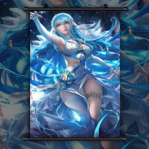 Fire Emblem Aqua Anime manga wall Poster Scroll