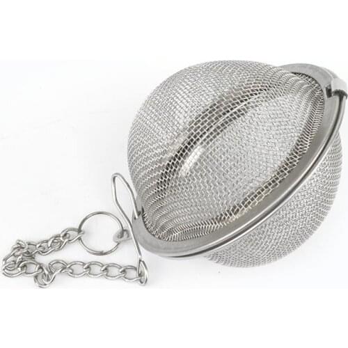 2 Piece Stainless Steel Tea Infuser Sphere Locking Spice Tea Ball Strainer Mesh Infuser Tea Filter Strainers Kitchen Accessory