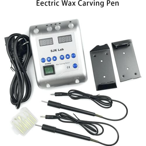 Dental Electric Waxer Wax Knife Carving Dental Lab Tools Electric Waxer Carving Knife Contain 6 Wax Tips+2 Pens