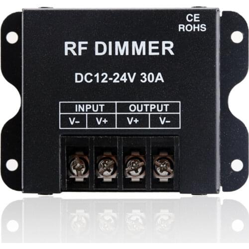 LED Single Color LED Dimmer Controller DC12-24V 30A 3Key with RF Wireless Remote for 3528 5050 Single Color LED Strip Light
