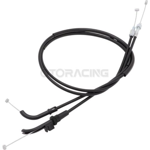 Motorcycle Throttle Cable (1 For Pull and 1 For Push) For Yamaha Fazer 600 FZ6 FZ6N FZ6S XJ6 2004 2005 2006 2007 2008 2009