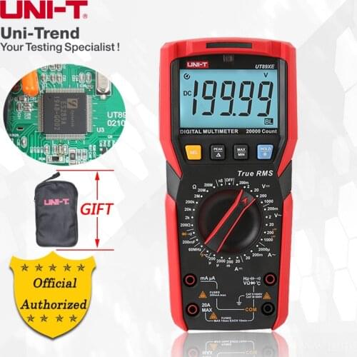 UNI-T UT89XE Digital Multimeter; manual range True RMS full-function anti-burn protection digital display electric meter