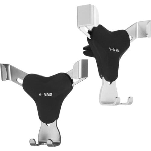 Universal Adjustable Car Air Vent Gravity Holder Mobile Phone Car Mount Bracket for iPhone Samsung