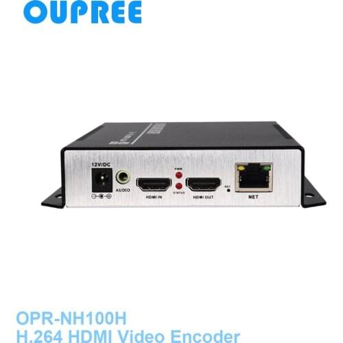 OPR-NH100H H.264H.265 Video Encoder with HDMI Loopback for Live Stream Broadcast, YouTube, Ustream, Twitter, Etc