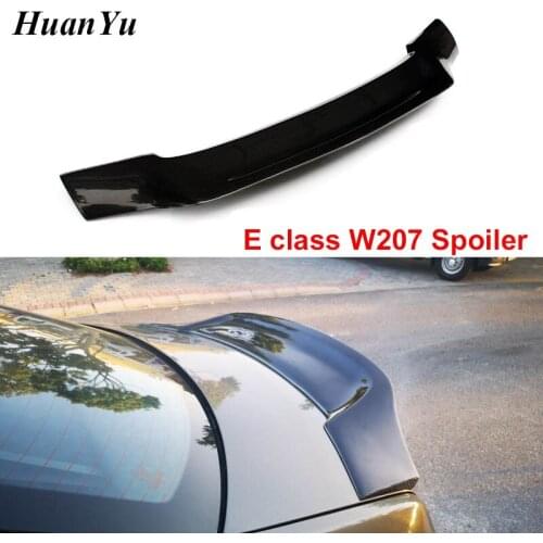 Carbon Fiber R Style Rear Spoiler for Mercedes-benz E Class W207 coupe convertible 2-door Bumper Trunk Wings Boot Lip 2010-2016