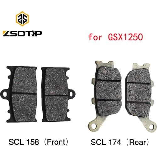ZSDTRP For Suzuki GSX1250 2010 2011 2012 Motorcycle Brake Pads Front Rear Motorbike Brake Disks