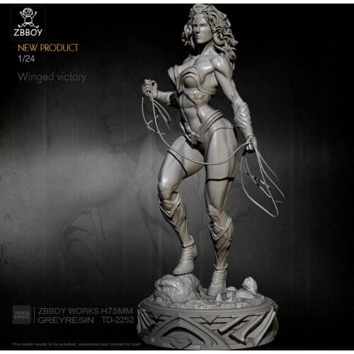 1/24 Resin Figure Kits Goddess with rope Model Self-assembled TD-2252