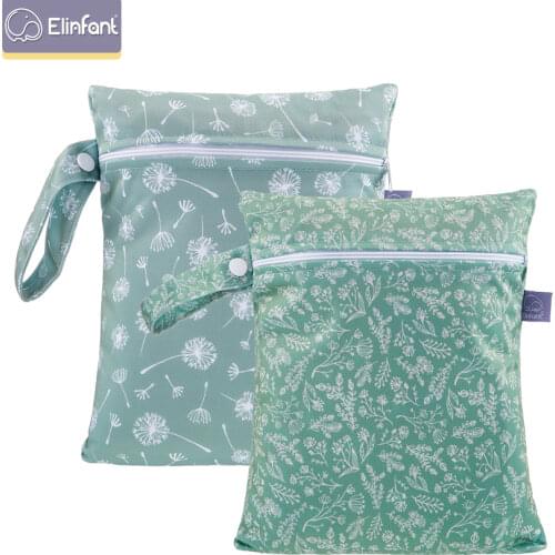 Elinfant 18*25cm Waterproof PUL Nappy Bag for Diapers Inserts Mini Fashion Wet Bag