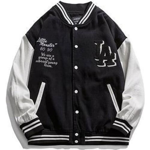 2021 New Street Retro Embroidery Baseball Uniform Jacket Men and Women Trendy Brand Hip-hop Loose Wild Casual Couples Jacket