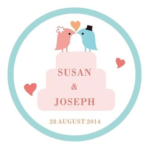 3cm customize wedding stickers birthday stickers New Personal Adhesive Invitations Seal Sticker Label