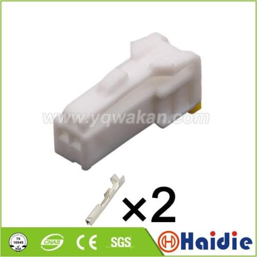 5sets 2pin Auto wire electric plug unsealed wiring harness connector