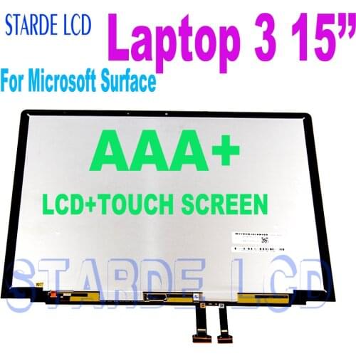 AAA+ New LCD Screen Assembly For Microsoft Surface Laptop 3 15" Display Full Assembly Replacement 1867 1868 1873