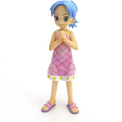 Bandai One Piece Nefeltari Vivi Action Toy Figures Genuine PVC Anime Doll Collection Gifts