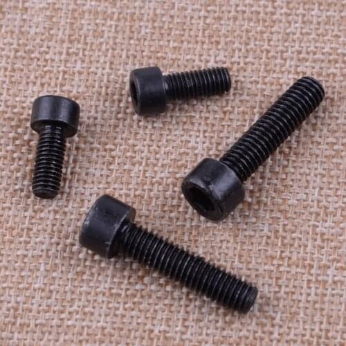 LETAOSK 4Pcs Exhaust Muffler Bolt Screw Kit 725537055 Fit for Husqvarna 61 268 272 272K 272XP Chainsaw Spare Parts 503200004